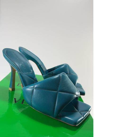 Bottega Veneta | Shoes | Rubber Lido Duck Green Quilted Square Toe